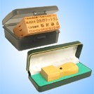 職印＋分割4行（角印18ミリ×1本／4行分割ゴム印）