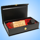 職印＋分割4行（角印18ミリ×1本／4行分割ゴム印）