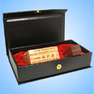 職印＋分割4行（角印18ミリ×1本／4行分割ゴム印）