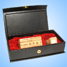 角印18ミリ×1本／4行分割ゴム印