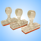 一体型ゴム印　横／3行