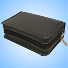 牛皮製会社印セットケースFP-3（プレジデント３本用）